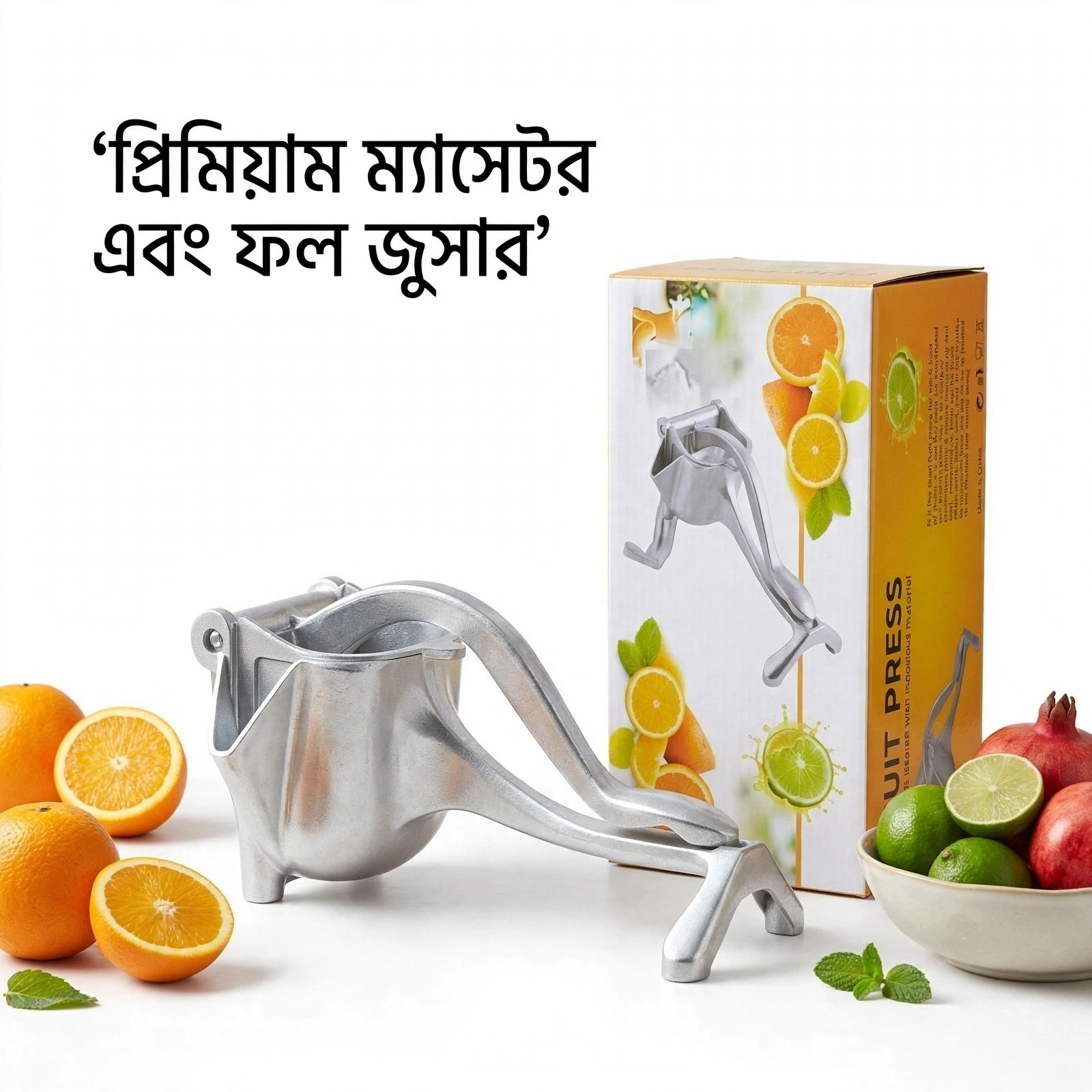 Aluminum Alloy Hand Press Fruit Juicer