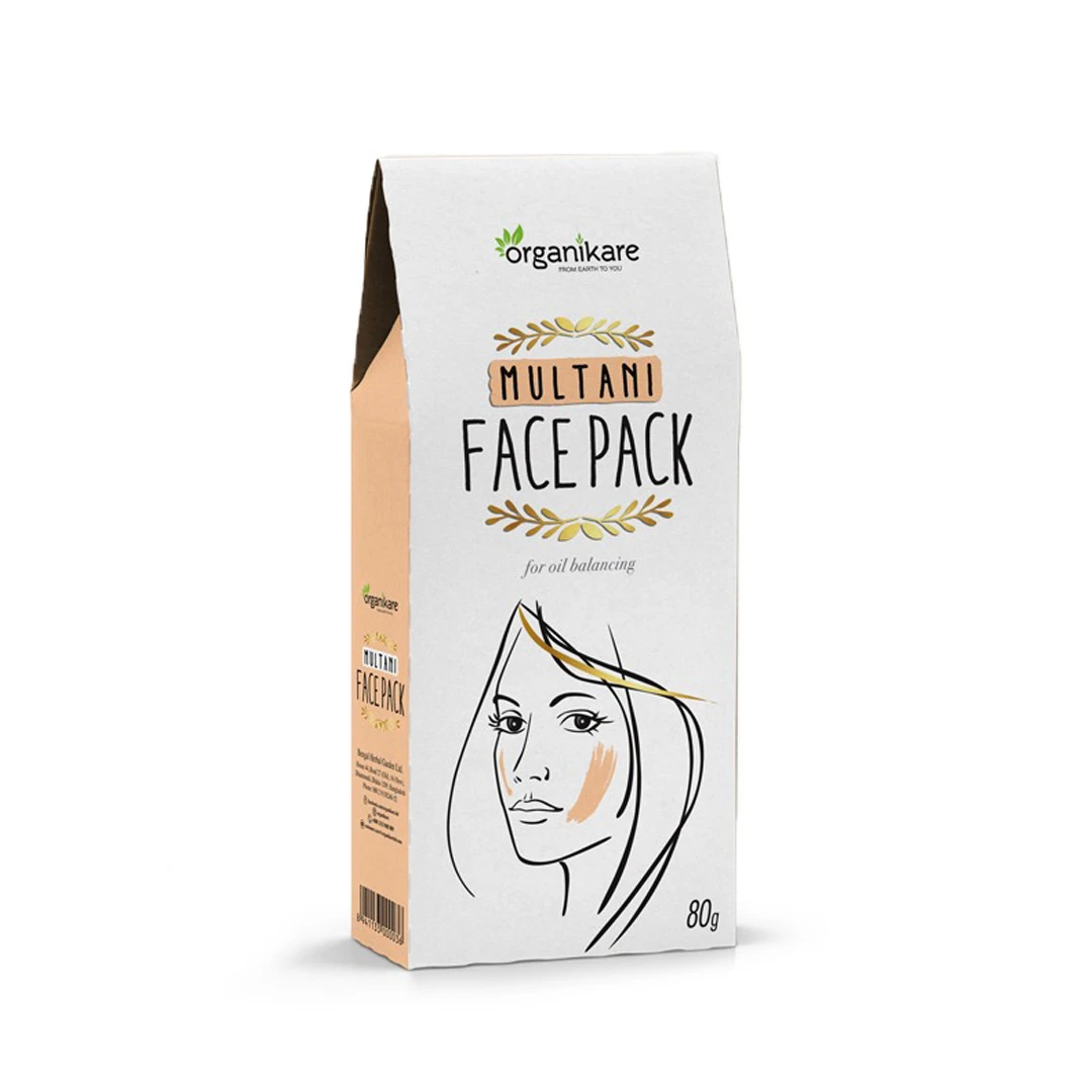 Organikare Pure Multani Face Pack – Deep Cleansing Fuller’s Earth for Oil Control & Pore Detox