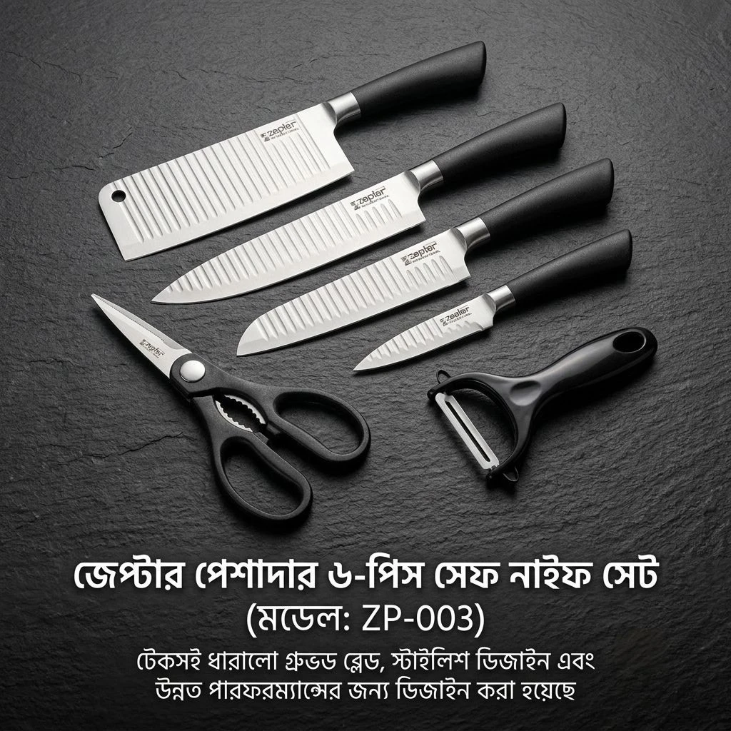 Zepter Professional 6-Piece Chef Knife Set