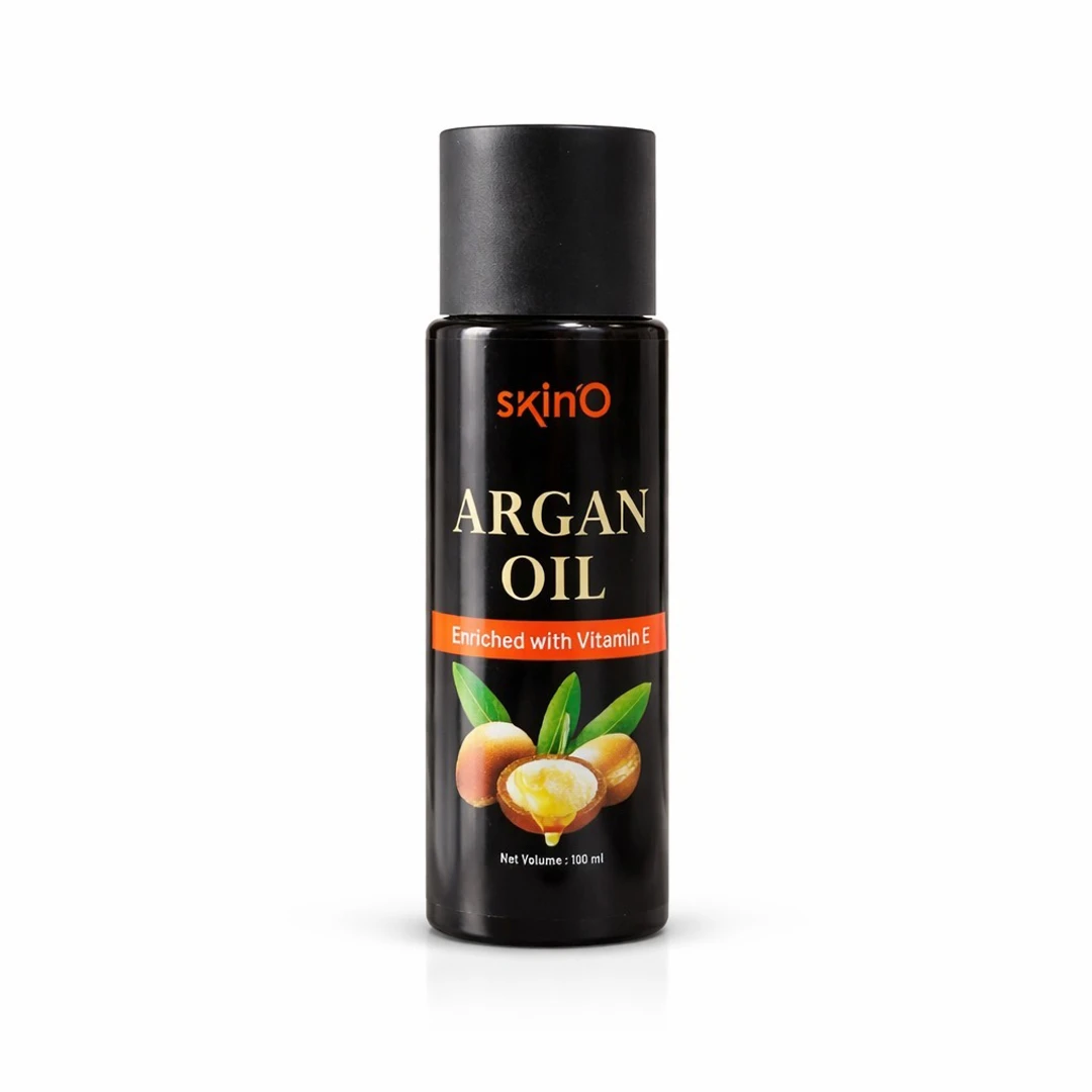 Skin’O Premium Argan Oil (100ml) – Enriched with Vitamin E for Intense Hair Repair & Radiant Skin
