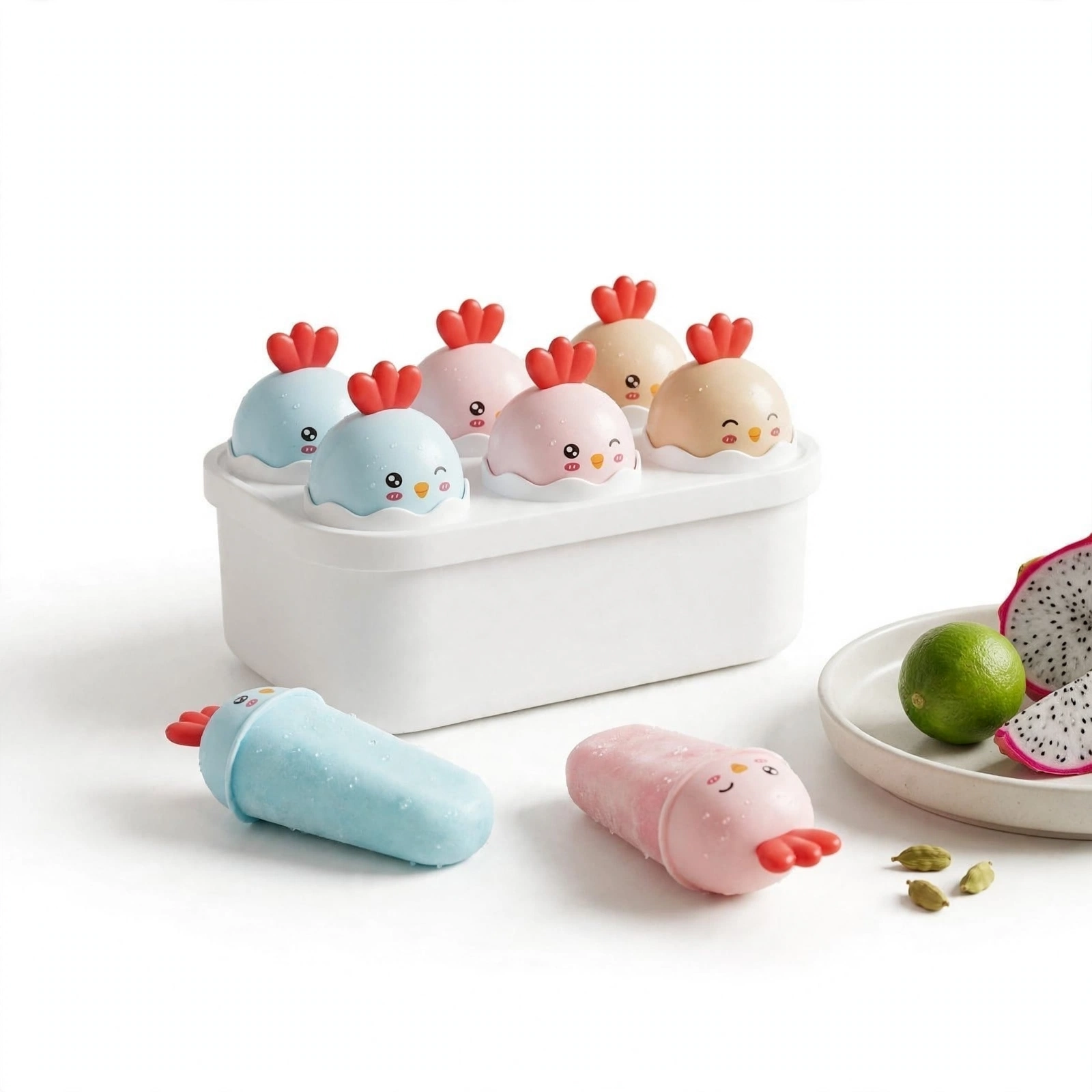 Cute Chicken Ice Pop Moulds