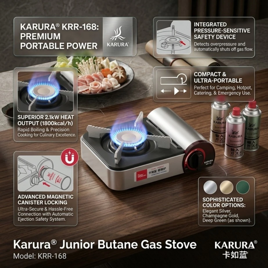 KARURA Junior Butane Gas Stove KRB-168