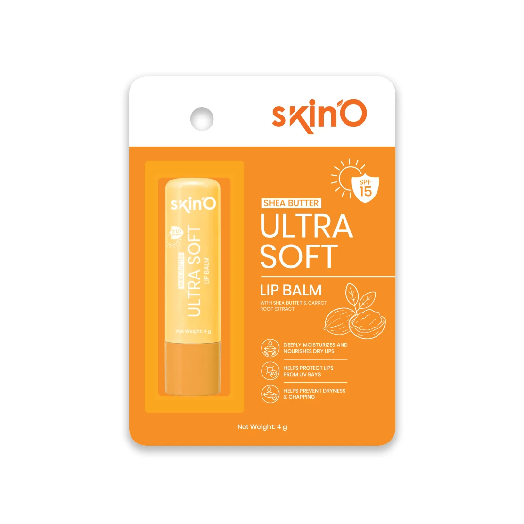 skin’O Ultra Soft Lip Balm with SPF 15 - Moisturizing Lip Care (4g)