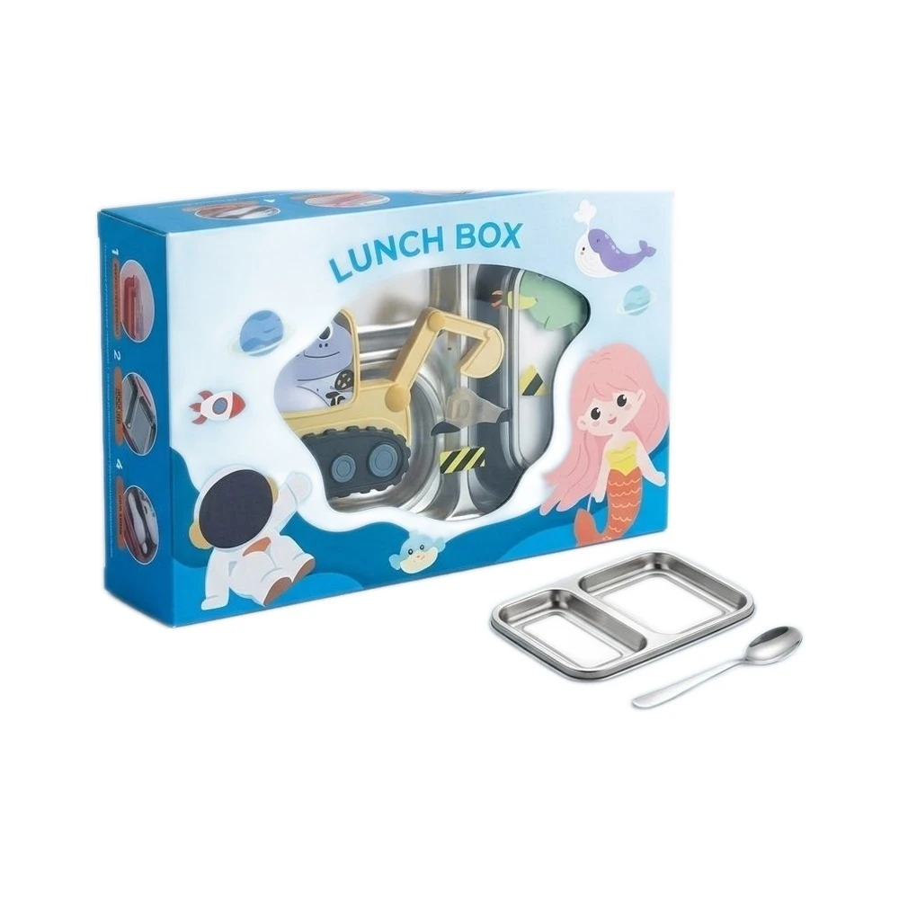 Stainless Steel Compartment Lunch Box Set