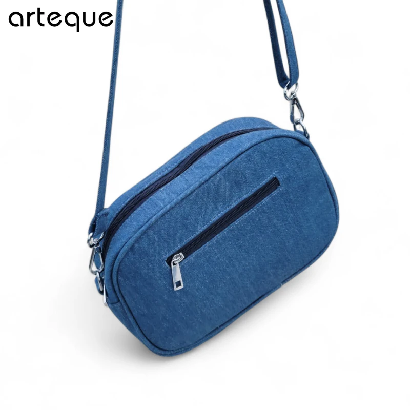 Denim Crossbody Bag