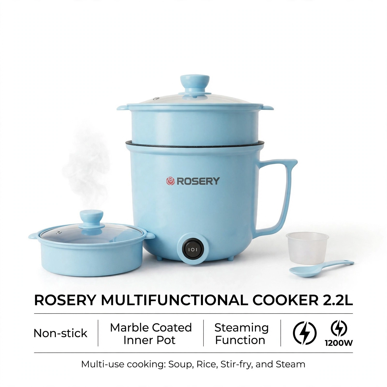 Rosery Electric Cooker 2.2L