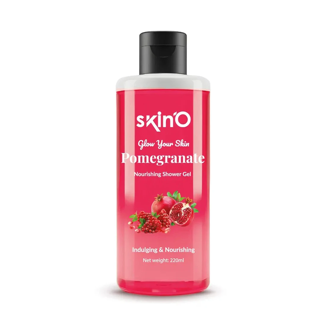 Skin’O Glow Your Skin Pomegranate Nourishing Shower Gel (220ml) – Antioxidant-Rich for Radiant & Youthful Skin