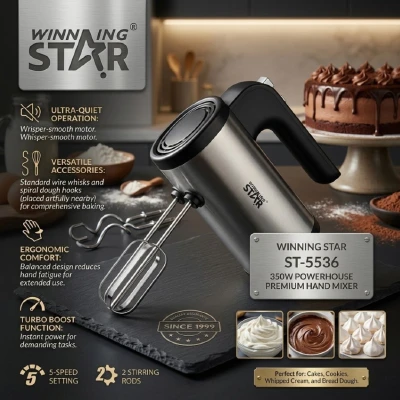WINNING STAR ST-5536 Electric Hand Mixer